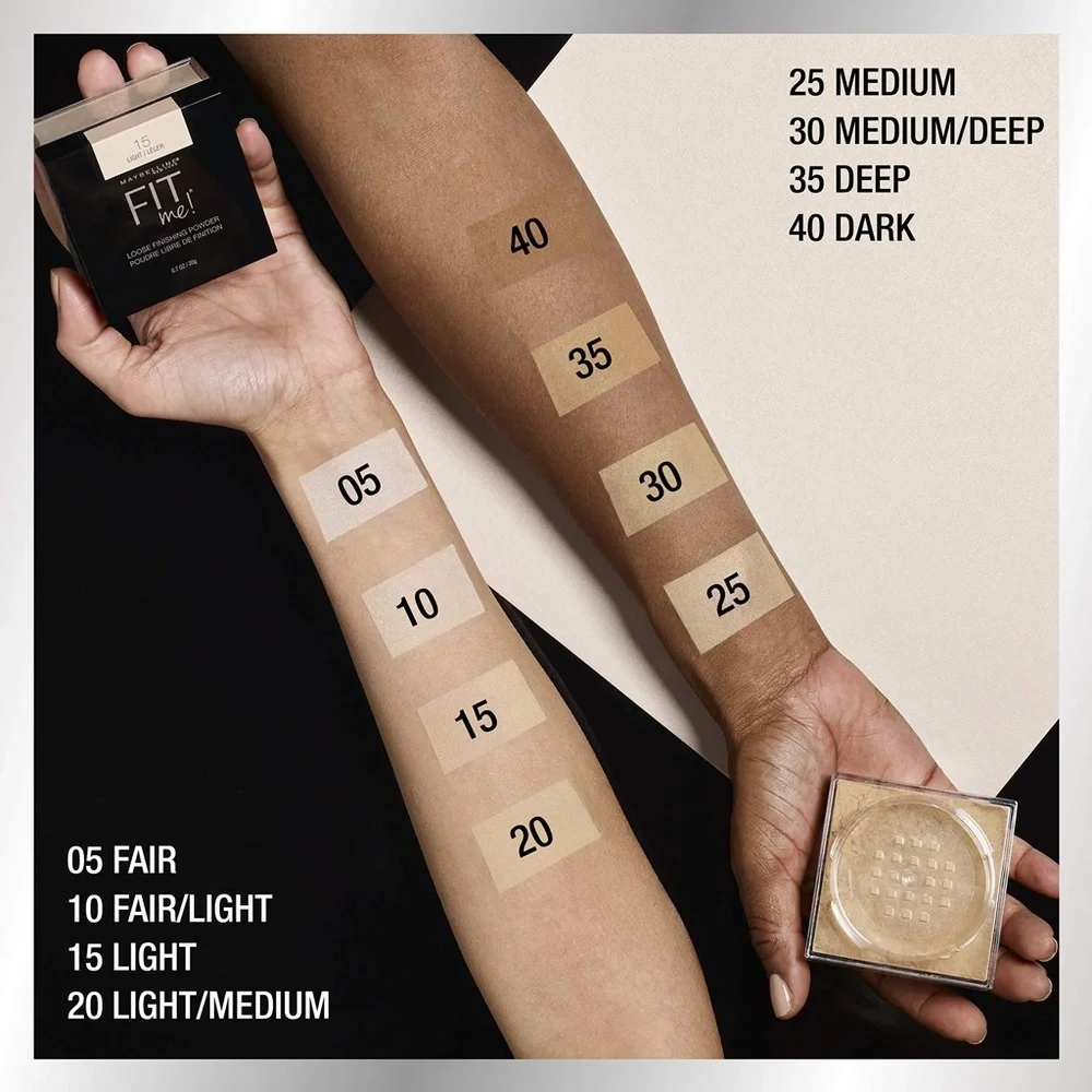 MAYBELLINE NEW YORK LOOSE FINISHING/SETTING POWDER IN LIGHT‼️